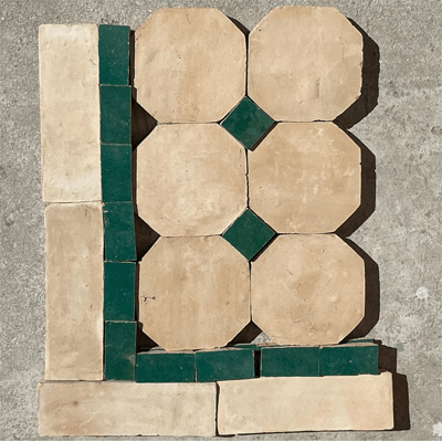 Zellige octagonal 