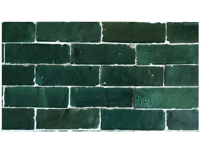 Zellige y bejmat rectangular metro tiles