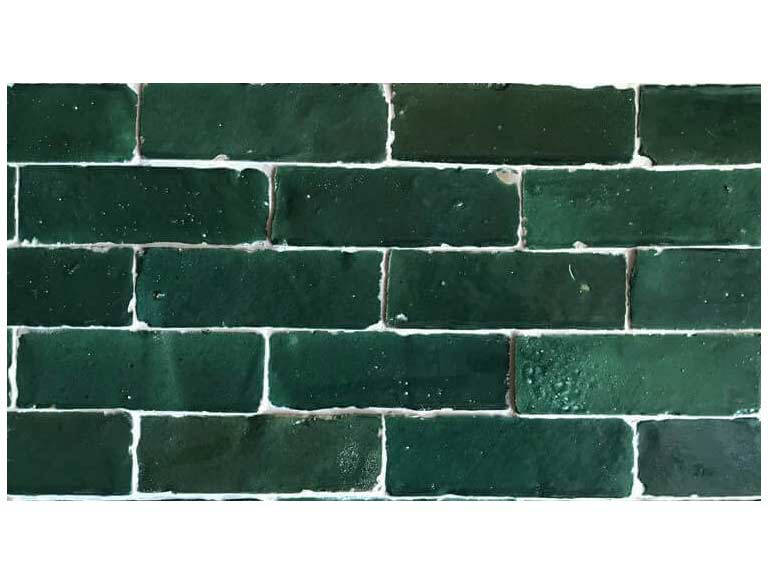 Zellige y bejmat rectangular metro tiles